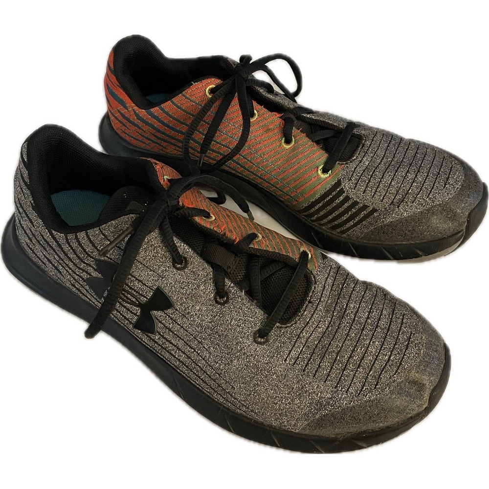 Under Armour Shoes Youth 7 - SplitSpeed 3000136-001  X Level Gray Multi - EUC!